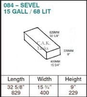DUCATO 1 & 2, C25, TALBOT EXPRESS MOTORHOME FRESH WATER TANK + FITTING KIT + BLACK FILLER CAP