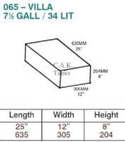 DUCATO 1 & 2, C25, TALBOT EXPRESS MOTORHOME WASTE WATER TANK + FITTING KIT