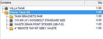 DUCATO 1 & 2, C25, TALBOT EXPRESS MOTORHOME WASTE WATER TANK + FITTING KIT