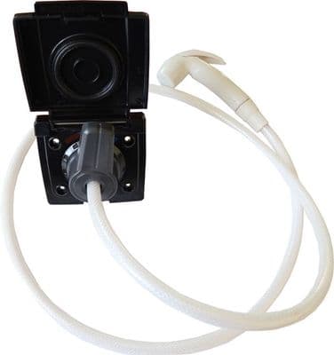 EXTERNAL PLUG-IN MIXER SHOWER BLACK