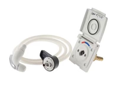 EXTERNAL PLUG-IN MIXER SHOWER WHITE Bullfinch