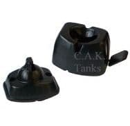 EXTERNAL RELEASE DOOR RETAINER -BLACK