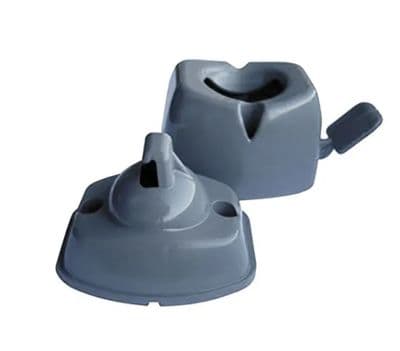 EXTERNAL RELEASE DOOR RETAINER -GREY