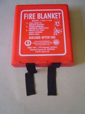 FIRE BLANKET 1m x 1m SLIM PACK