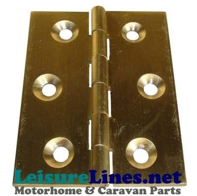 FLAT BRASS hinge 35 x 30mm