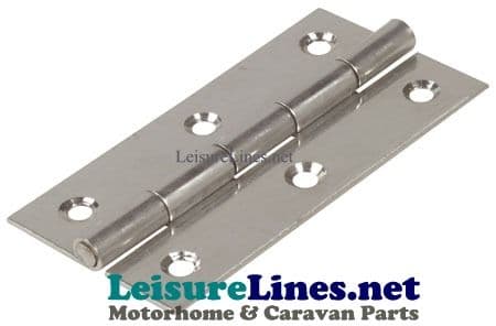 FLAT STAINLESS STEEL hinge 50 x 30mm