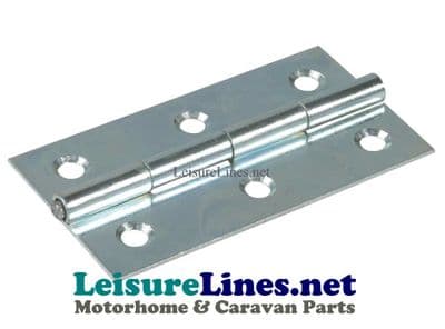 FLAT ZINC PLATED STEEL hinge 30 x 22mm