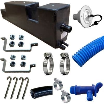 Ford Transit Custom V710 2024+ 31 Litre  Underslung Fresh Water Tank WHITE filler