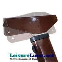 FULL FOLDING TABLE LEG  BROWN