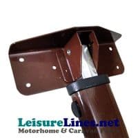 FULL FOLDING TABLE LEG  BROWN