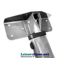 FULL FOLDING TABLE LEG  GREY 715MM