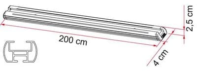 GARAGE FIXING TIE DOWN RAILS - PACK OF 2