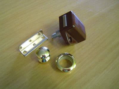GOLD BUTTON MINI PUSH-LOCK