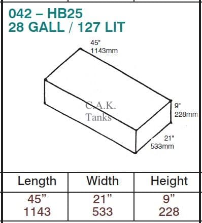 HB 25 TANK