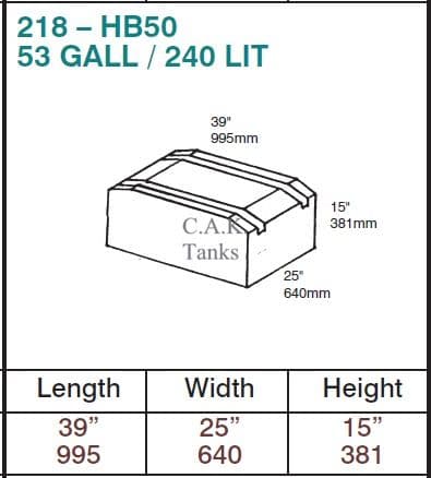 HB50 TANK