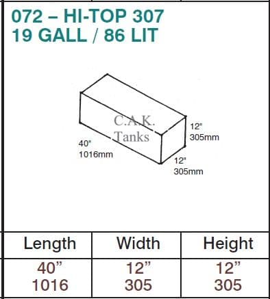 HI-TOP 307 TANK