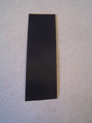 IRON ON EDGING BLACK GLOSS PER MTR