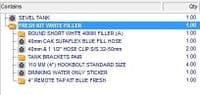 MASTER MOVANO MOTORHOME WASTE WATER TANK + FITTING KIT