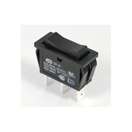 MINI CENTRE OFF ROCKER SWITCH BLACK