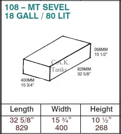 MT SEVEL TANK