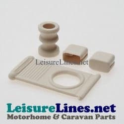 Part kit beige for spring roller blind