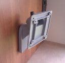 PIVOTING FLAT SCREEN TV BRACKET WALL MOUNT BLACK
