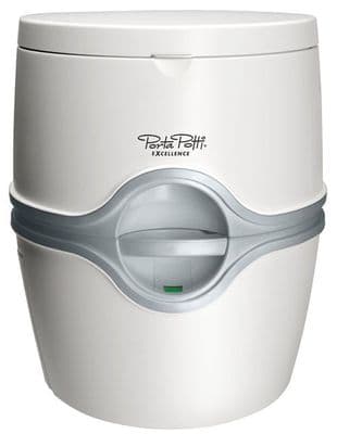 PORTA POTTI 565P EXCELLENCE PISTON MANUAL CAMPING TOILET WHITE