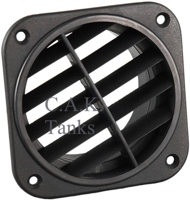 PROPEX OPEN LOUVRED OUTLET BLACK