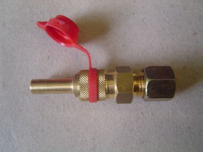 QUICK CONNECT STRAIGHT GAS OUTLET