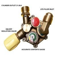 REFILLABLE R67 CYLINDER ONE 6KG + GAUGE