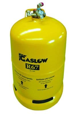 REFILLABLE R67 CYLINDER ONE 6KG + GAUGE