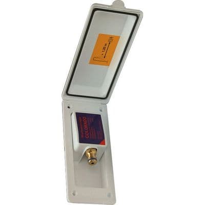 Reich Kama Colorado City Water Inlet Pressure Reducer - White