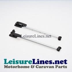 Set Click-Clack arms/struts 500mmm window stay