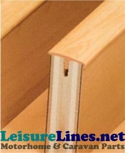 SINGLE LIP T FURNITURE TRIM BEECH PER METRE