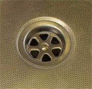 SINK WASTE 48mm STAINLESS TOP ANGLED (3/4