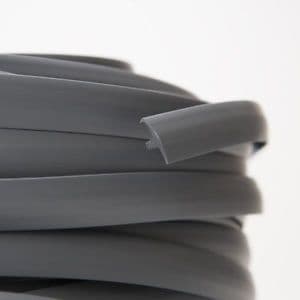 SOFT TABLE EDGE B T TRIM DARK GREY PER MTR