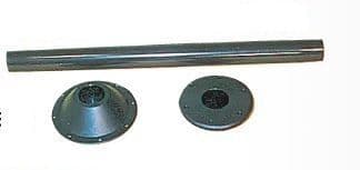 STAINLESS ISLAND LEG SET 28" 710MM