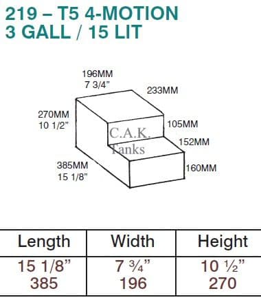 T5 4 MOTION WASTE TANK