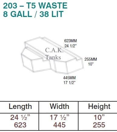 T5  T6.1 FRESH or WASTE TANK