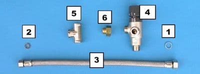 THERMOSTATIC MIXER VALVE KIT 1/2