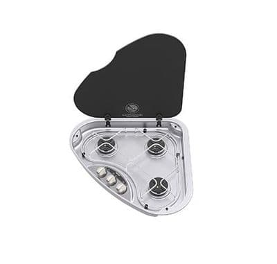 THETFORD 330 Triangular 3 Burner Hob RH [480mm x 480mm] (SHB33095-SP)