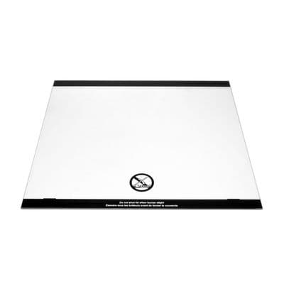 Thetford Caprice 496mm Wide Replacement Glass Lid (Clear Glass)