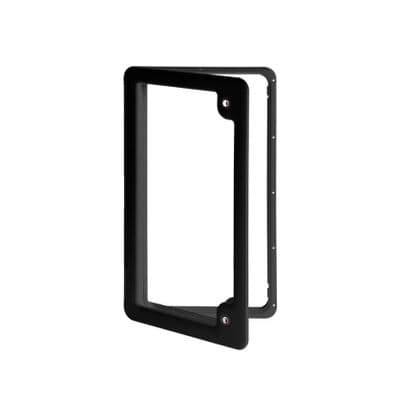 THETFORD DOOR 4 BLACK -27  685 H X 385 W