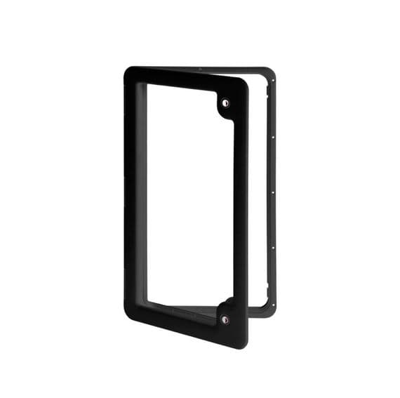 THETFORD DOOR 4 BLACK -27  685 H X 385 W