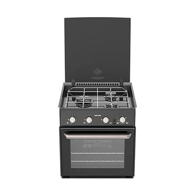 THETFORD Triplex 445 Cooker 3 Burner, Grill & Oven Glass Lid & 12 Volt Ignition  Lid Shut Off