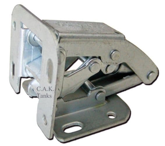 TOP LOCKER HINGE WITH INTEGRAL SPRUNG STAY