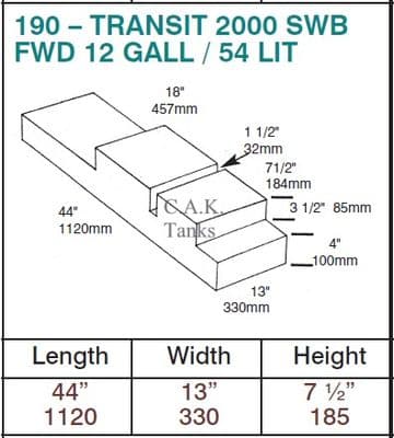 TRANSIT 2000 FWD TANK