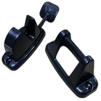 TRIGGER RELEASE DOOR RETAINER - BLACK
