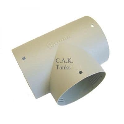UT BLOWN AIR TEE PIECE FOR 65mm DUCTING