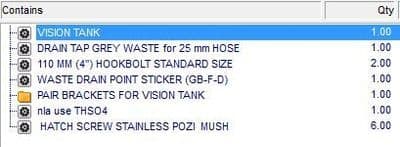 VW T4 WASTE WATER TANK KIT FOR MOTORHOME CONVERSION